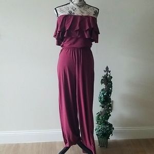 Romantic rose romper